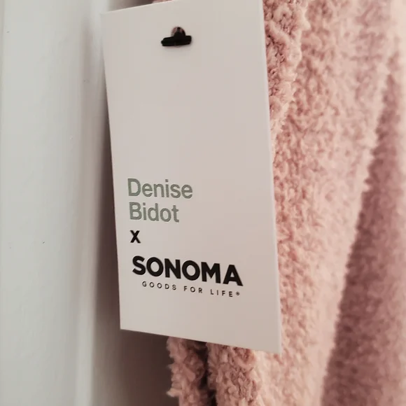 Sonoma Plush Sherpa Lounge Pants in Dusty Rose - Picture 2 of 5